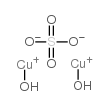 Copper sulfate basic Structure