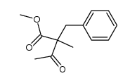 methyl 2-benzyl-2-methyl-3-oxobutanoate结构式