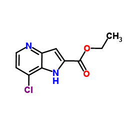 Ethyl 7-chloro-1H-pyrrolo[3,2-b]pyridine-2-carboxylate Structure