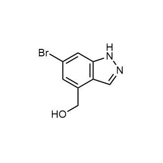 (6-Bromo-1H-indazol-4-yl)methanol structure