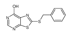 2-benzylsulfanyl-6H-[1,3]thiazolo[5,4-d]pyrimidin-7-one Structure