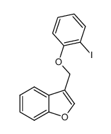 3-((2-iodophenoxy)methyl)benzofuran Structure