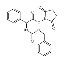 N-苄氧羰基-L-苯甘氨酸琥珀酰亚胺酯结构式