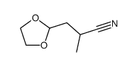 3-[1,3]Dioxolan-2-yl-2-methyl-propionitrile Structure