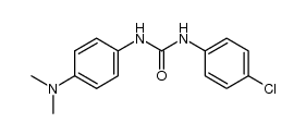 N-(4-chloro-phenyl)-N'-(4-dimethylamino-phenyl)-urea Structure