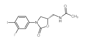 (S)-N-[3-(3-氟-4-碘-苯基)-2-氧代-唑烷-5-甲基]-乙酰氨图片