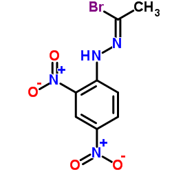 N-(2,4-Dinitrophenyl)ethanehydrazonoyl bromide Structure