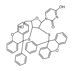 2’,3’-Di(9-phenylxanthen-9-yl)dithiouridine结构式