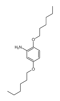 Benzenamine, 2,5-bis(hexyloxy)- Structure