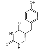 2,4(1H,3H)-Pyrimidinedione,5-[(4-hydroxyphenyl)methyl]- picture