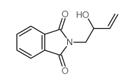 2-(2-hydroxybut-3-enyl)isoindole-1,3-dione结构式