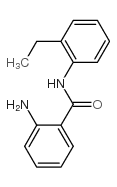 2-amino-n-(2-ethylphenyl)benzamide结构式