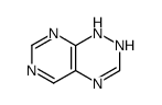 Pyrimido[5,4-e]-as-triazine, 1,2-dihydro- (8CI) structure