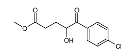 methyl 5-(4-chlorophenyl)-4-hydroxy-5-oxopentanoate Structure