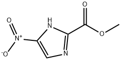 5-硝基-1H-咪唑-2-羧酸甲酯结构式