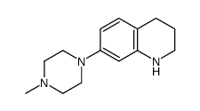 7-(4-methylpiperazin-1-yl)-1,2,3,4-tetrahydroquinoline structure