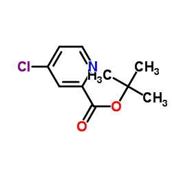 TERT-BUTYL 4-CHLOROPICOLINATE structure