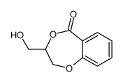 3-(hydroxymethyl)-2,3-dihydro-1,4-benzodioxepin-5-one结构式