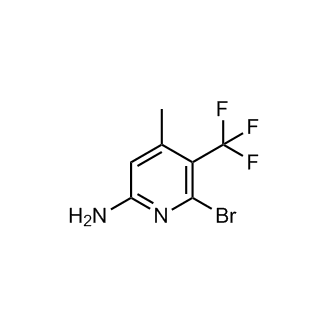 6-溴-4-甲基-5-(三氟甲基)吡啶-2-胺图片