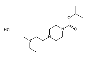 propan-2-yl 4-[2-(diethylamino)ethyl]piperazine-1-carboxylate,hydrochloride结构式