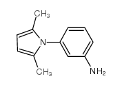 3-(2,5-二甲基-1H-吡咯-1-基)苯胺结构式