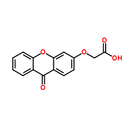 [(9-Oxo-9H-xanthen-3-yl)oxy]acetic acid结构式