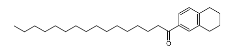 1-(5,6,7,8-tetrahydro-[2]naphthyl)-hexadecan-1-one结构式