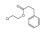 2-chloroethyl 3-phenylpropanoate Structure