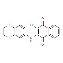 2-CHLORO-3-(2,3-DIHYDRO-1,4-BENZODIOXIN-6-YLAMINO)NAPHTHOQUINONE图片