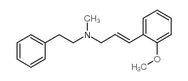 Benzeneethanamine, N-[3-(2-methoxyphenyl)-2-propenyl]-N-methyl-结构式