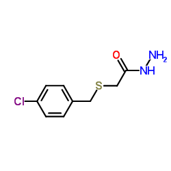 2-((4-CHLOROBENZYL)THIO)ACETOHYDRAZIDE结构式