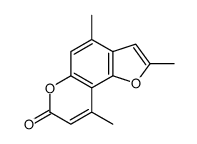 4,7,4'-trimethylallopsoralen structure