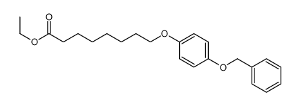 ethyl 8-(4-phenylmethoxyphenoxy)octanoate Structure