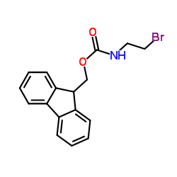 9H-Fluoren-9-ylmethyl (2-bromoethyl)carbamate structure