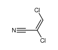 2,3-dichloroacrylonitrile Structure