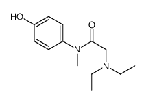 2-(diethylamino)-N-(4-hydroxyphenyl)-N-methylacetamide Structure