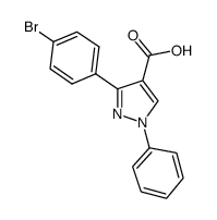 3-(4-Bromophenyl)-1-Phenyl-1H-Pyrazole-4-Carboxylic Acid picture