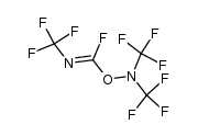 perfluoro-[1-(dimethylamino-oxy)-2-azapropene]结构式