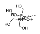 dimethylenebis(tris(hydroxymethyl)-l5-phosphanyl)platinum Structure