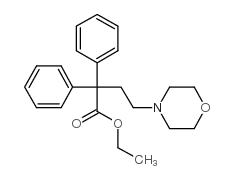 ethyl 4-morpholin-4-yl-2,2-diphenylbutanoate structure