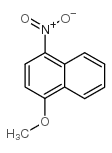 Naphthalene, 1-methoxy-4-nitro- Structure