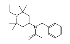 N-benzyl-N-(1-ethyl-2,2,6,6-tetramethylpiperidin-4-yl)acetamide结构式