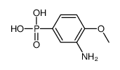 (3-amino-4-methoxyphenyl)phosphonic acid结构式