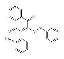 2,4-Bis(phenylazo)naphthalene-1-ol structure