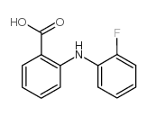 N-(2-FLUOROPHENYL)ANTHRANILIC ACID structure