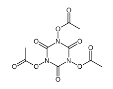 (3,5-diacetyloxy-2,4,6-trioxo-1,3,5-triazinan-1-yl) acetate Structure