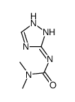 1,1-Dimethyl-3-(4H-1,2,4-triazol-3-yl)urea结构式