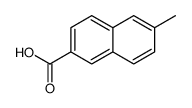 6-methyl-2-Naphthalenecarboxylic acid Structure