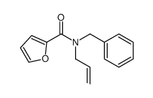 N-benzyl-N-prop-2-enylfuran-2-carboxamide Structure