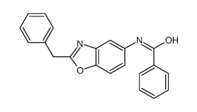 N-(2-benzyl-1,3-benzoxazol-5-yl)benzamide结构式